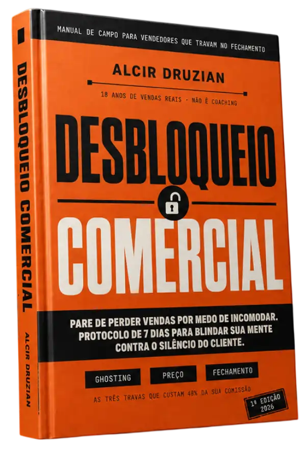 Versão física do livro Desbloqueio Comercial